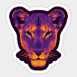 The Dark Lioness Sticker